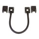 SD-969-M15Q/B - Armored Electric Door Cord -  Removable Covers, Bronze