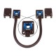SD-969-T15Q/B - Armored Door Cord – Pre-Wired Terminal Blocks and Removable Covers, Bronze 