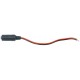 3ft (0.9m), 2.1mm DC Jack, Pigtail Connector, Red/ Black Wire