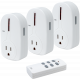 Wireless Outlet Controller - 3 Wireless Outlets, 1 Remote