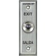 SD-7101KBPE1Q - Push-Button RTE Plate - Slimline, Black Push-Button, N.C.