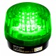 SL-1301-SAQ/G - Green LED Strobe Light, 54 LEDs, 100dB Siren, 9~24 VAC/VDC