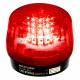SL-1301-SAQ/R - LED Strobe Light, 54 LEDs, 100dB Siren, 9~24 VAC/VDC, Red
