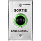 SD-9263-KS2Q - Outdoor Wave-to-Open Sensor – Single-Gang – French